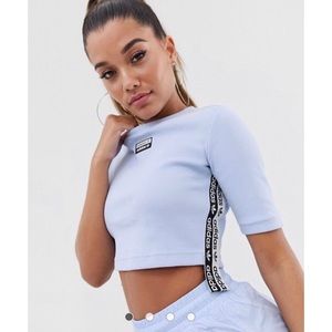 Adidas Originals RYV Taping Cropped Shirt